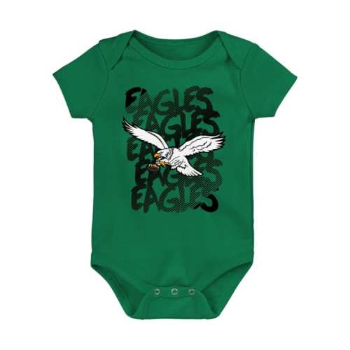 Philadelphia Philadelphia Eagles KELLYGREEN Baby Slash One Piece