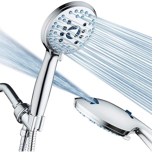 AquaCare 8-mode High Pressure Handheld Shower Head with 2-mode Power Wash