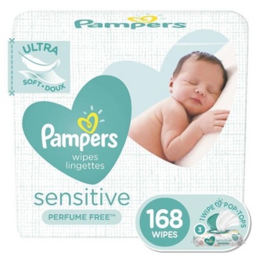 Pampers Baby Wipes Sensitive - 168ct