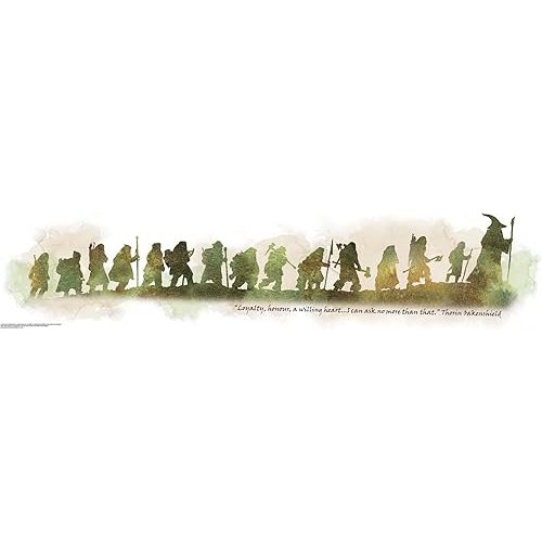 RoomMates RMK2161SCS The Hobbit Quote Peel and Stick Wall Decals , White