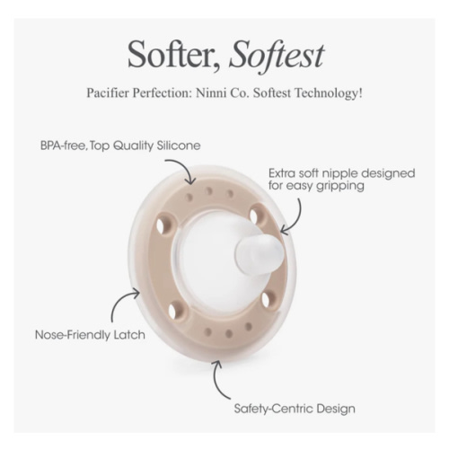 Ninni Pacifier Oatmeal 2 Pack