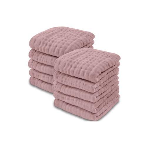 Muslin Washcloths - Pack of 10