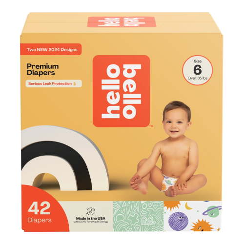 Hello Bello Premium Baby Diapers, Toddler Size 6, 42 Count (Select for More Options)