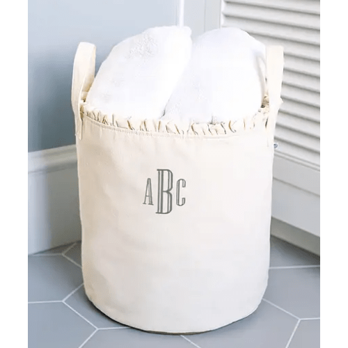 Monogrammed Storage Basket