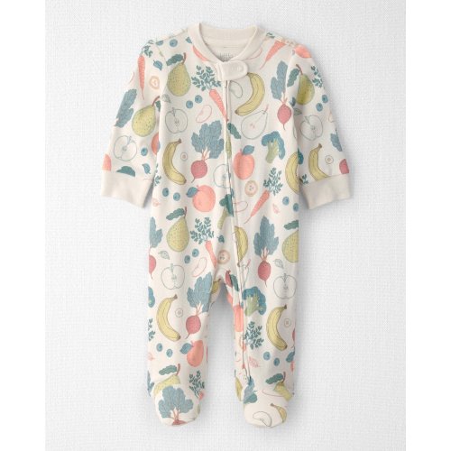 Carter's Little Planet Organic Cotton Sleep & Play Pajamas, 6-9 M