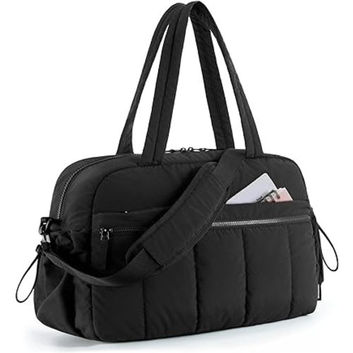 BAGSMART Gym Bag for Women, Duffle Bag for Travel with Wet Pocket, Lightweight Carry on Weekender Duffel, Water Resistant