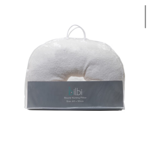 Bilbi Boucle Nursing Pillow Ivory | Unsung Heroes Sale | Baby Bunting AU
