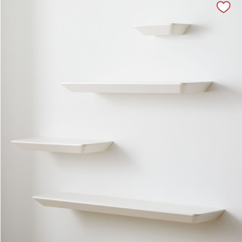 Slim Floating Wall Shelves - 12 in