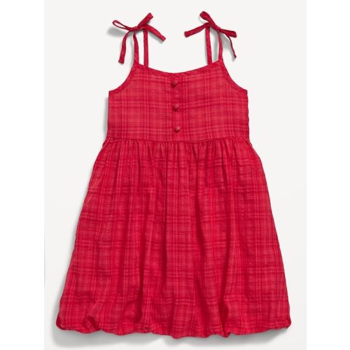 Sleeveless Bubble Dress for Toddler Girls