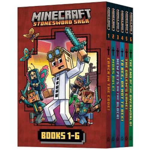 Minecraft Stonesword Saga Chapter Book Boxed Set (Minecraft Stonesword Saga) - by Nick Eliopulos (Mixed Media Product)