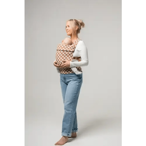 The Monarch Carrier - Mocha Check – Mabē