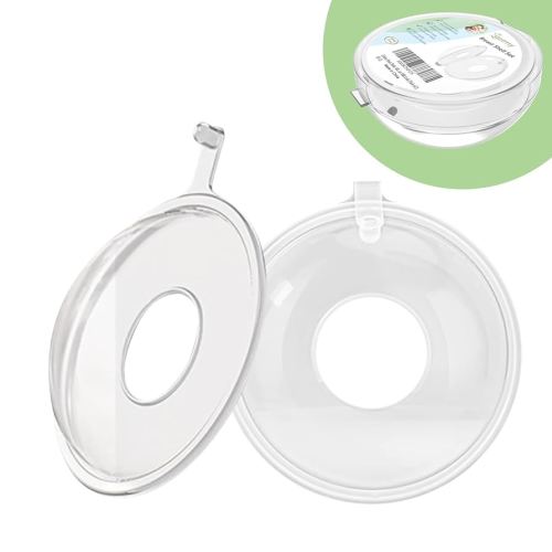 New Model with Plugs! 2PCS Breast Shells, Milk Saver, Wearable Nursing Cups, Protect Sore Nipples for Breastfeeding, Collect Breastmilk Leaks for Nursing Moms, BPA-Free and Reusable