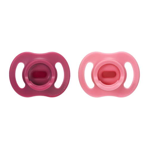 Tommee Tippee Ultra-light StayPut Pacifier, 6-18 months, One-Piece Silicone Design, 2 Pack