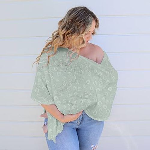 Air + Nursing Scarf Avocado Acorn : Amazon.com.au: Baby