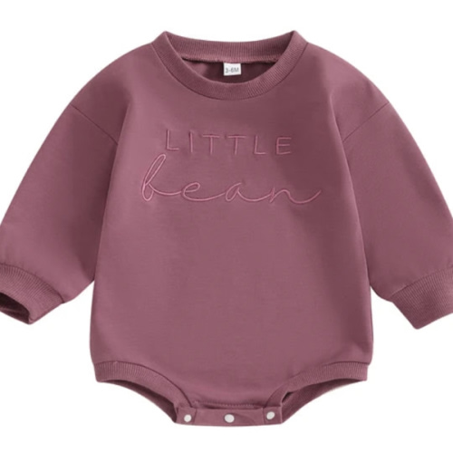 LITTLE BEAN Embroidered Long-Sleeve - Hazel & Bo