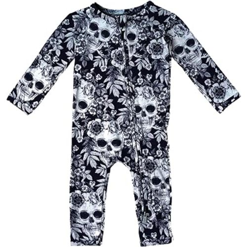 Bums & Roses Baby Romper | Soft Spandex and Viscose | Two-way Zipper for Easy Change