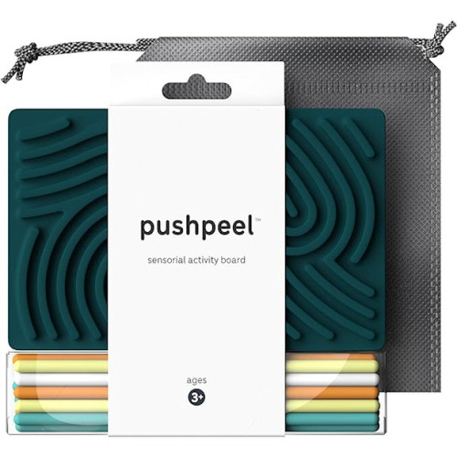 pushpeel Sensory Activity Board: Silicone Fidget Toy