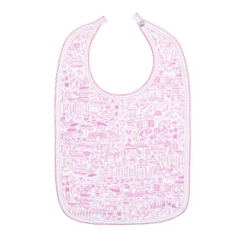 Nantucket Round Baby Bib