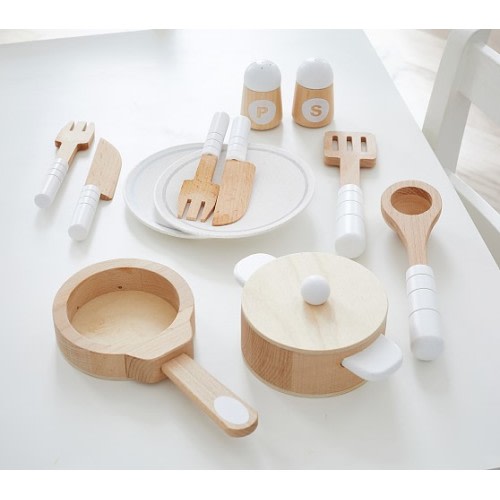 Wooden Cooking & Eating Set
