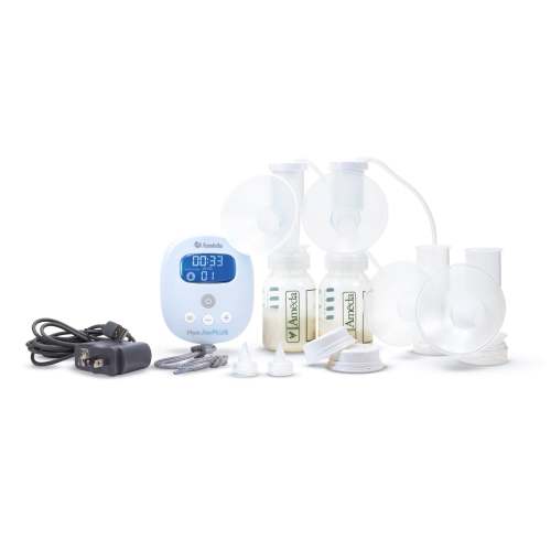 Ameda Mya Joy PLUS Rechargeable, Quiet, and Portable Double Breast Pump