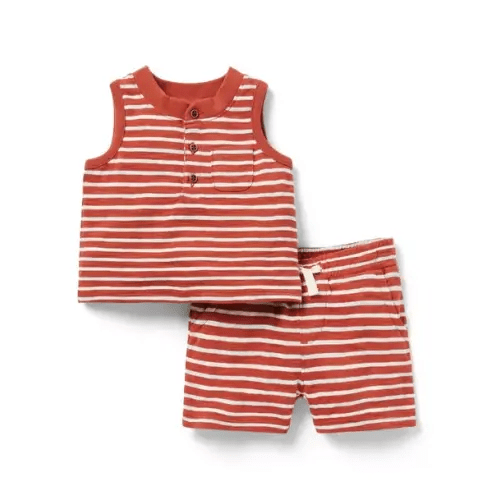 Baby Striped Matching Set