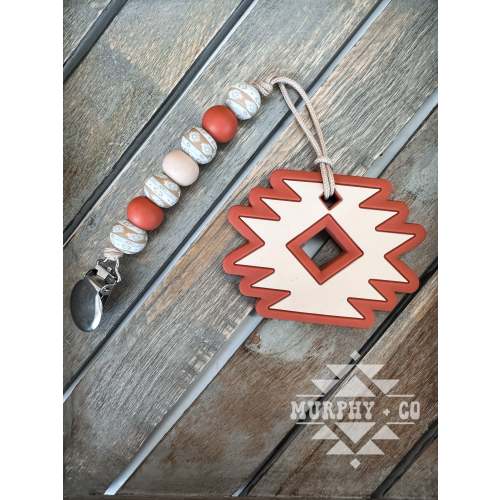 RUST AZTEC TEETHER SET