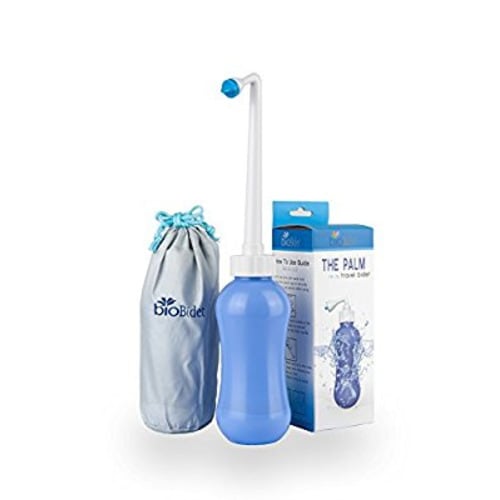 THE PALM TP70 Travel Bidet- Portable Bidet with Longer Pointed Nozzle and Largest 450ml Capacity Water Resorvoir