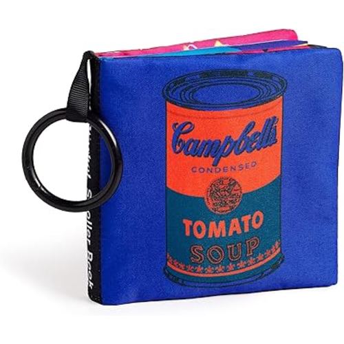 Andy Warhol – Iconic Early Development Crinkle Fabric Stroller Book for Toddlers and Babies