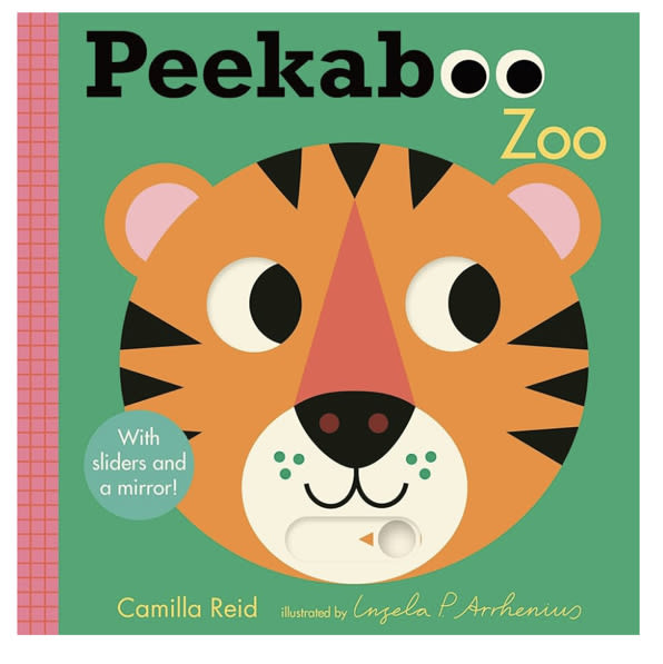 Peekaboo: Zoo: (An Interactive Board Book for Babies & Toddlers with Mirror & Sliders to Push, Pull, or Turn. Cute Zoo Animal Artwork Includes a Rhino, Hippo, Camel, & More.)