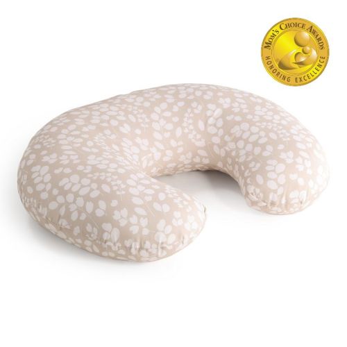 The Peanutshell Nursing Pillow For Breastfeeding, Breast Feeding Pillows For Babies, New Baby Essentials, Beige Botanical