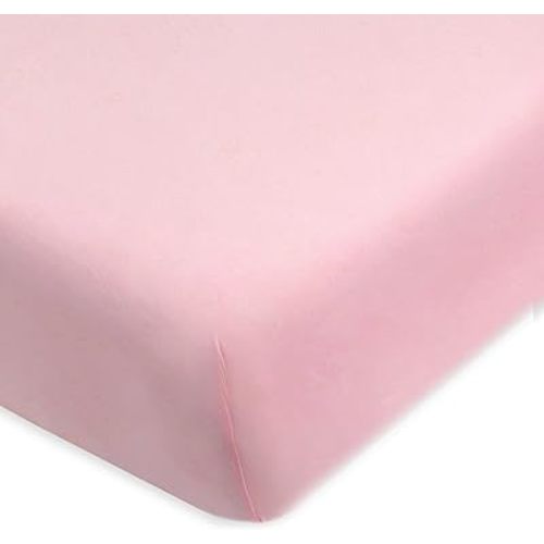 HonestBaby Unisex-Baby Classics Fitted Crib Sheets Set Standard Mattress, 100% Organic Cotton Baby Boys, Girls, Neutral, 1 Pack - Cactus, One Size