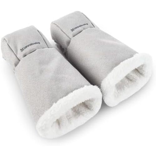 UPPAbaby CozyHandmuff - Easily Attaches to Stroller- Ultra-Plush - Savannah