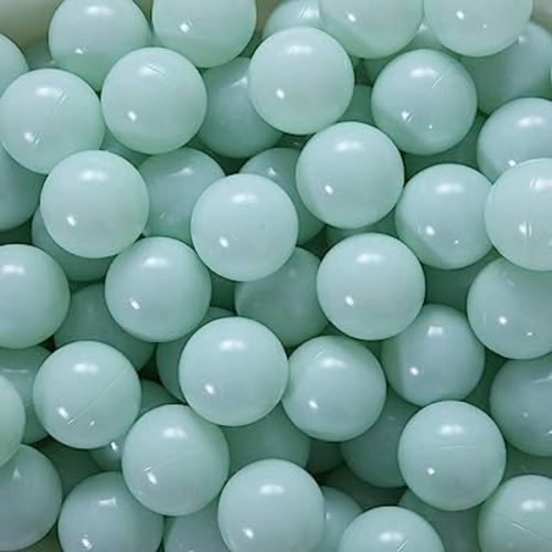 PlayMaty Ball Pit Balls - 2.75inches Plastic Phthalate & BPA Free Balls Crush Proof Stress Balls Swim Pit Fun Toy with Storage Bag for Baby Playhouse Birthday Party DecorationPack of 50
