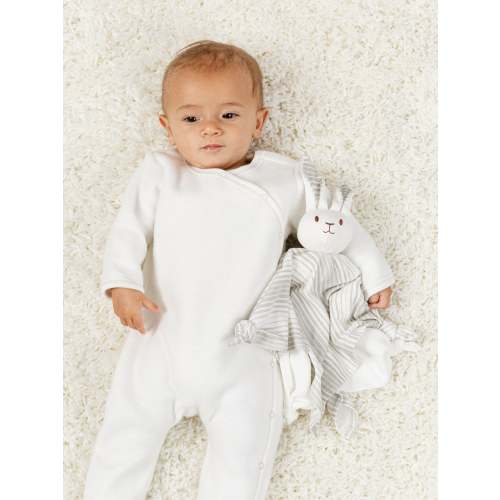 Lovey Bunny Blanket Friend - Grey Ombre Stripe