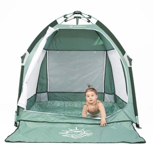 Go With Me® Villa Portable Tent/Playard-Garden Green – Baby Delight