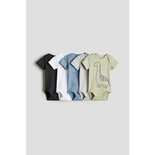 5-PACK COTTON BODYSUITS