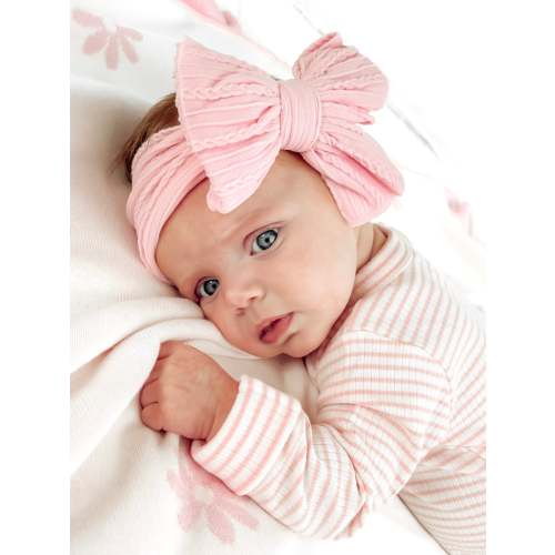 Cable Bow, Ballerina Pink