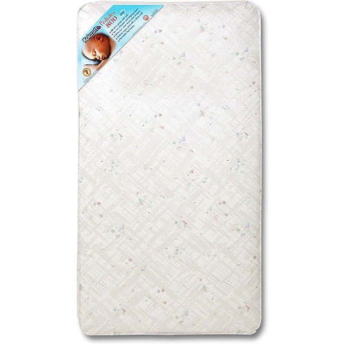 Kolcraft Pediatric 800 Extra Firm 80 Coil Crib and Toddler Mattress, Paint Flecks