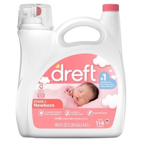 Dreft Stage 1: Newborn Liquid Laundry Detergent - 165 Fl Oz