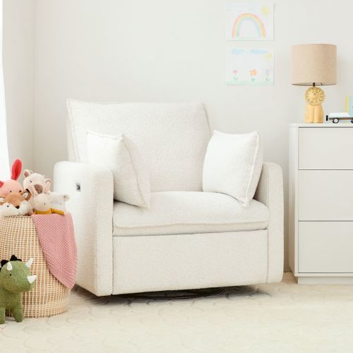 Paxton Pillow Manual & Power Swivel Glider Recliner