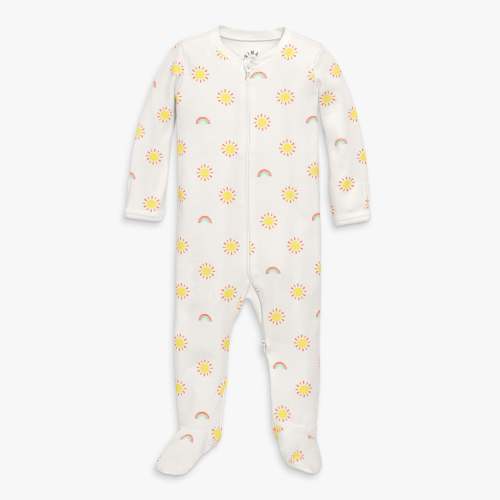 Zip footie in sunny day - size 9-12M