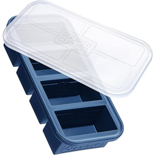 Souper Cubes Freezer Tray, 1-cup - Blueberry
