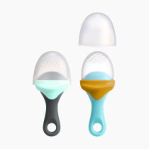 Boon Pulp Silicone Feeder (2-Pack) - Mint/Navy