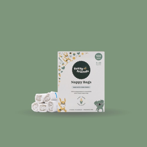 Biodegradable Nappy Bags 100 Pack
