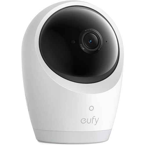 eufy Baby Monitor E21 Add-On Camera, 4K UHD Resolution, 330° Pan and 60° Tilt, 8× Zoom, Night Vision, 5000mAh Built-in Battery, ANR