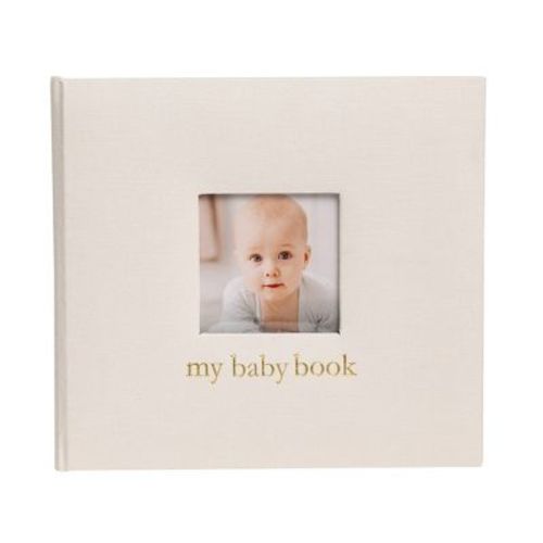 Pearhead Linen Babybook