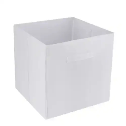 14" x 14" Cube Storage Bin by Simply Tidy®, Color: White | Michaels