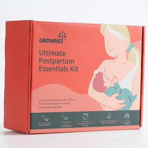 GROWNSY Postpartum Recovery Care Kit for New Moms, postpartum essentials
