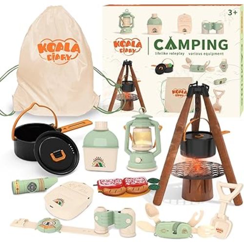 Bug Catcher for Kids Explorer Bug Catching Kit,Magnifying Glass, Tweezers, Whistle & Compass, Learning Guide, Insect Habitat, Outdoor Toys(3 Year +) (Kids Camping Toys Set)