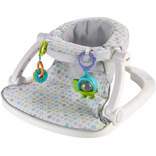 Fisher-Price Baby Play Activity Chair with Portable Toys, Infant Sit-Me-up Floor Seat